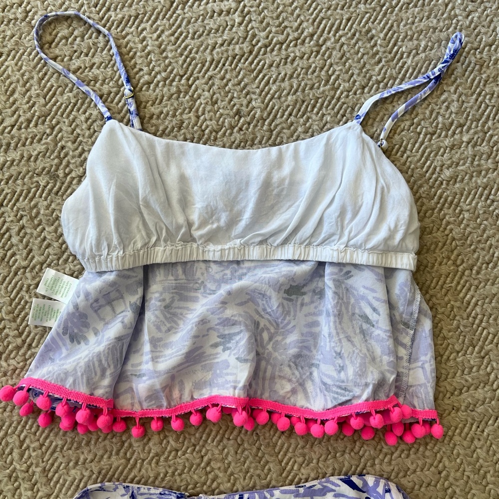 Lilly Pulitzer Lilac Verbena Rock the Deck Franni Set - 4 - Picture 11 of 15